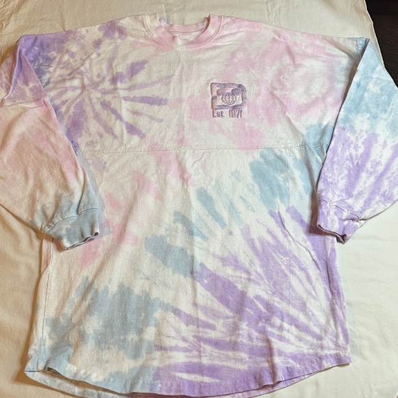 Disney Tops - Disney Spirit Jersey Tie-Dye Long Sleeve Shirt Size S